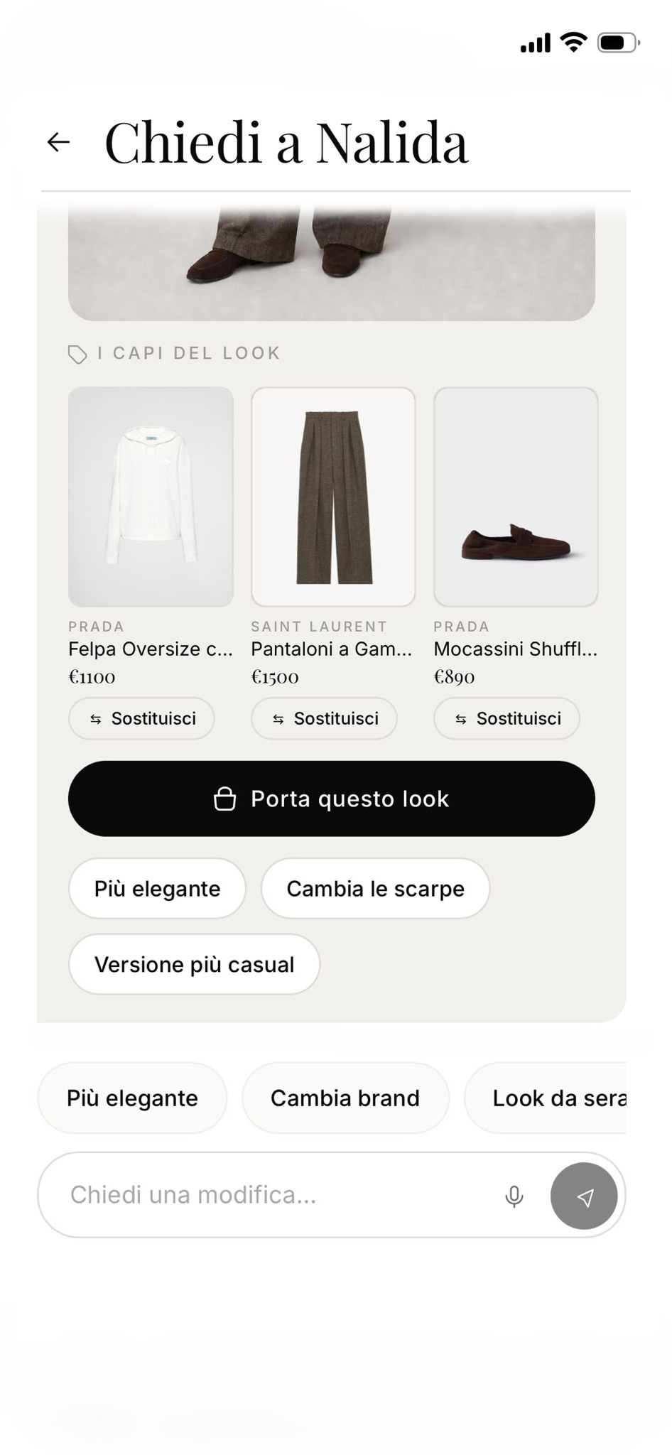 I capi del look